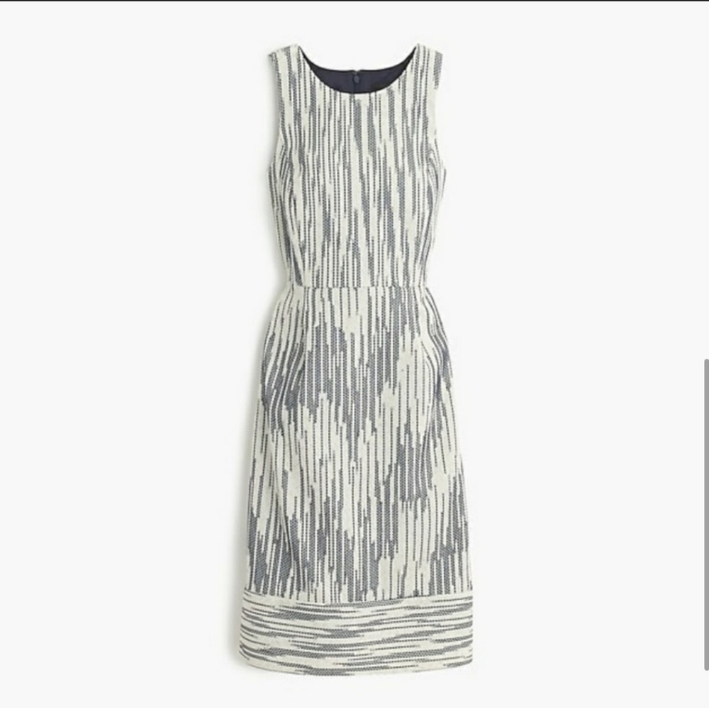 EUC J. Crew Italian Tweed Sheath Dress Size 00